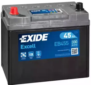 EB455 EXIDE Стартерная аккумуляторная батарея